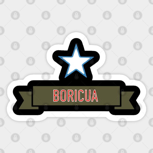 Boricua Sticker by SoLunAgua